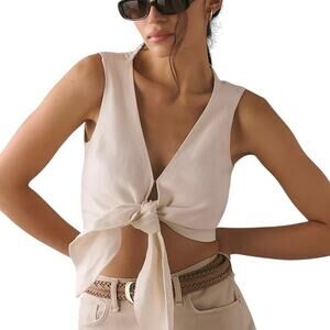 Faithful The Brand Marcie Tie Top - L